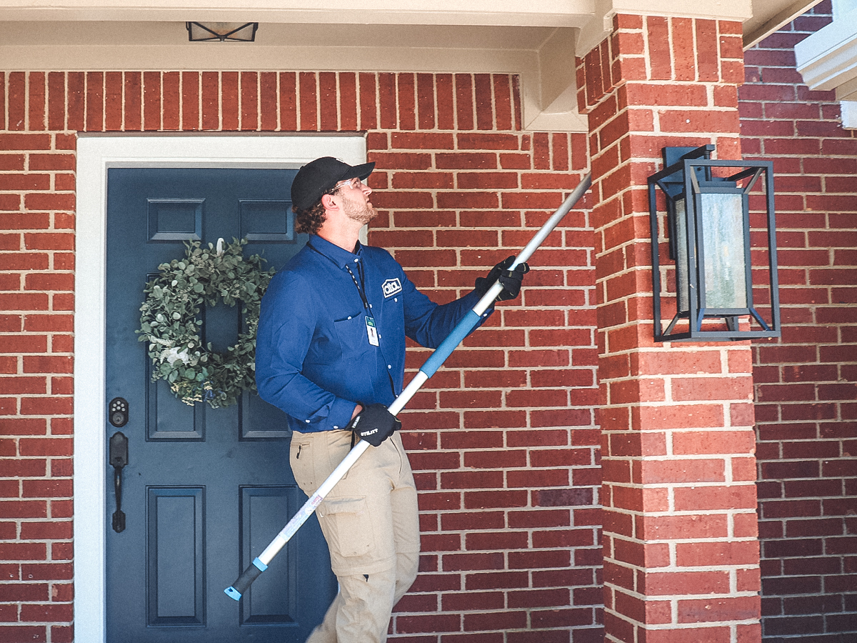 Wasp nest removal in Seattle, WA being done by Alta Pest Control